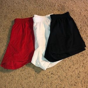 Bundle of 3 soffe shorts
